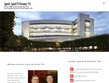 Tablet Screenshot of llplawfirm.com